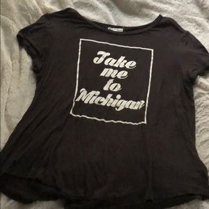 Black Michigan Tee